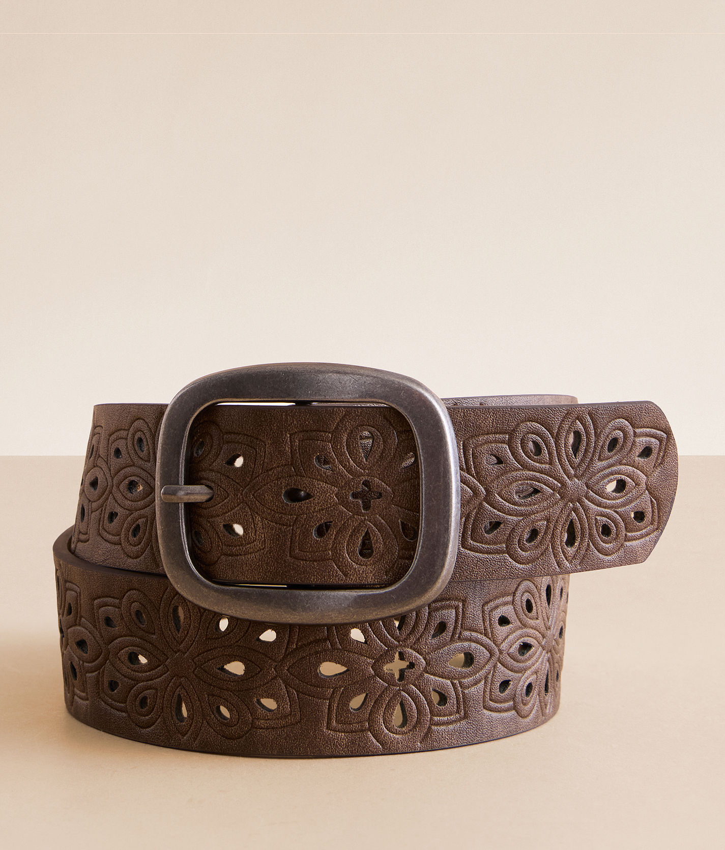 BKE Embossed Western Belt - Women's Belts in Cocoa | Buckle