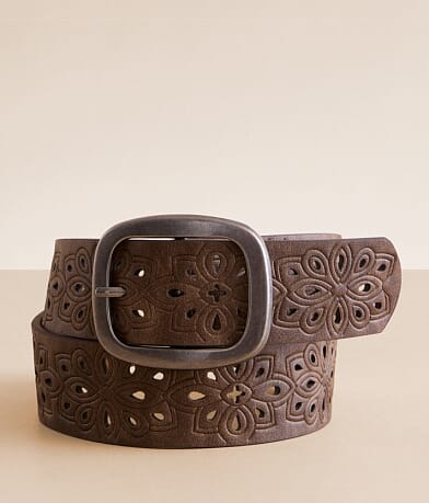 BKE Embossed Western Belt front view
