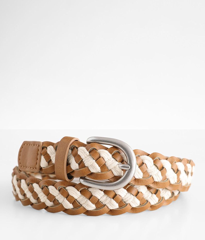 BKE Woven Trend Belt front view