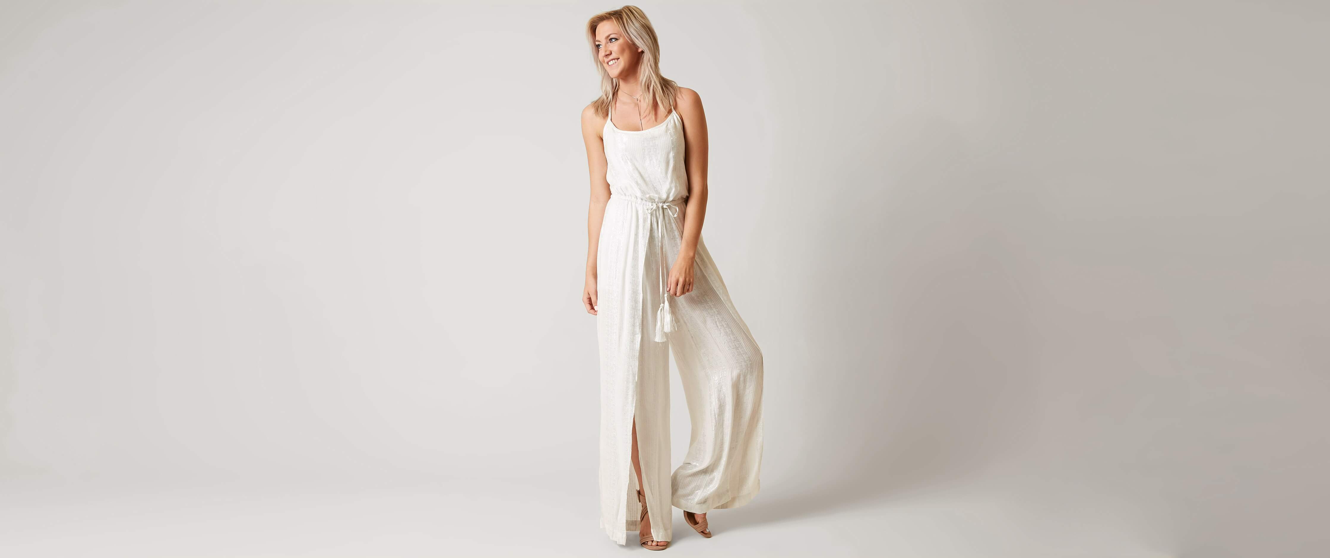 guess white jumpsuit