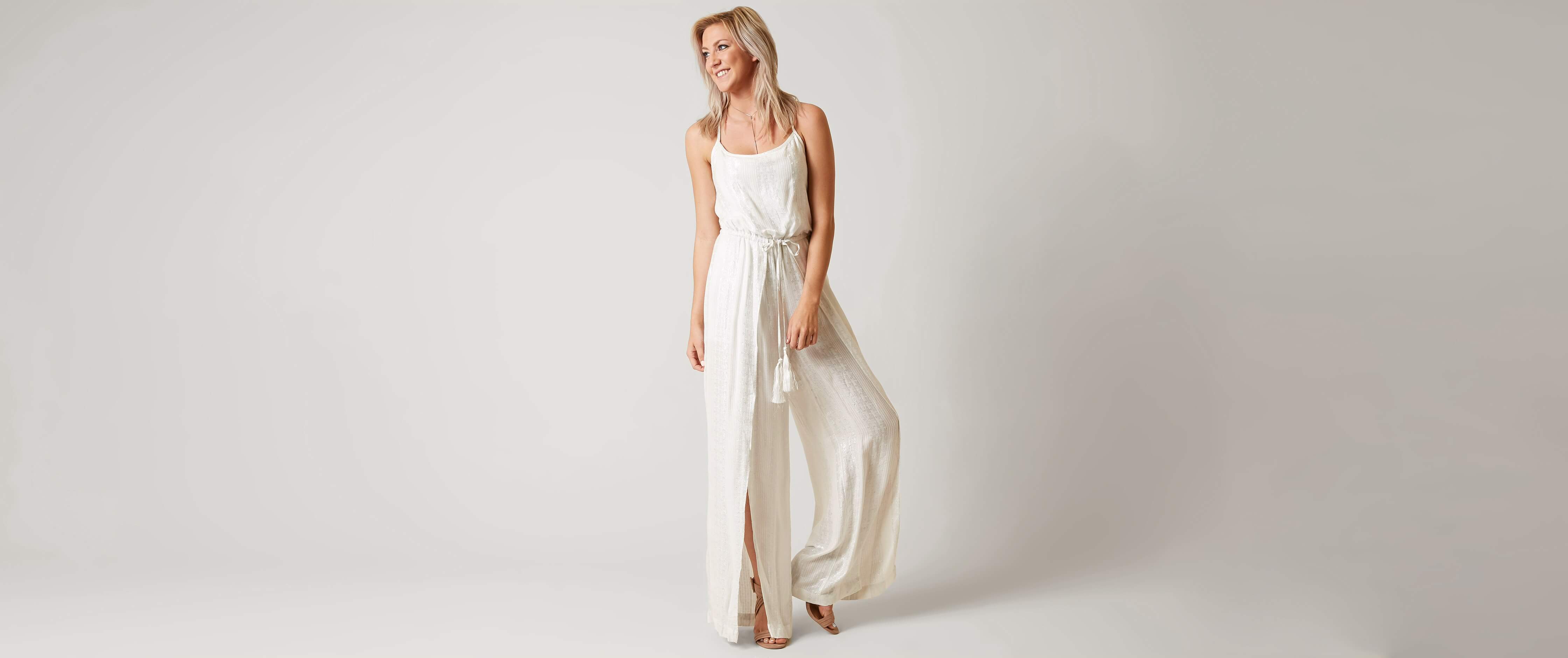 guess jumpsuit white