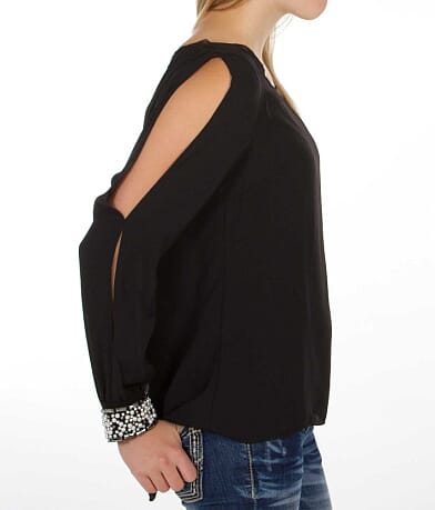 Guess Cold Shoulder Top misc detail 3 view