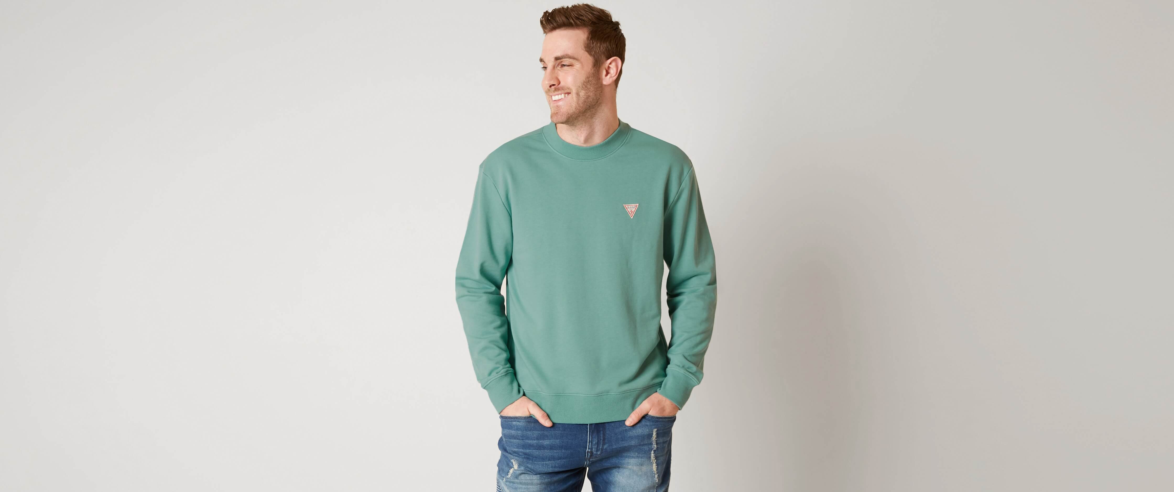 guess sweatshirt green