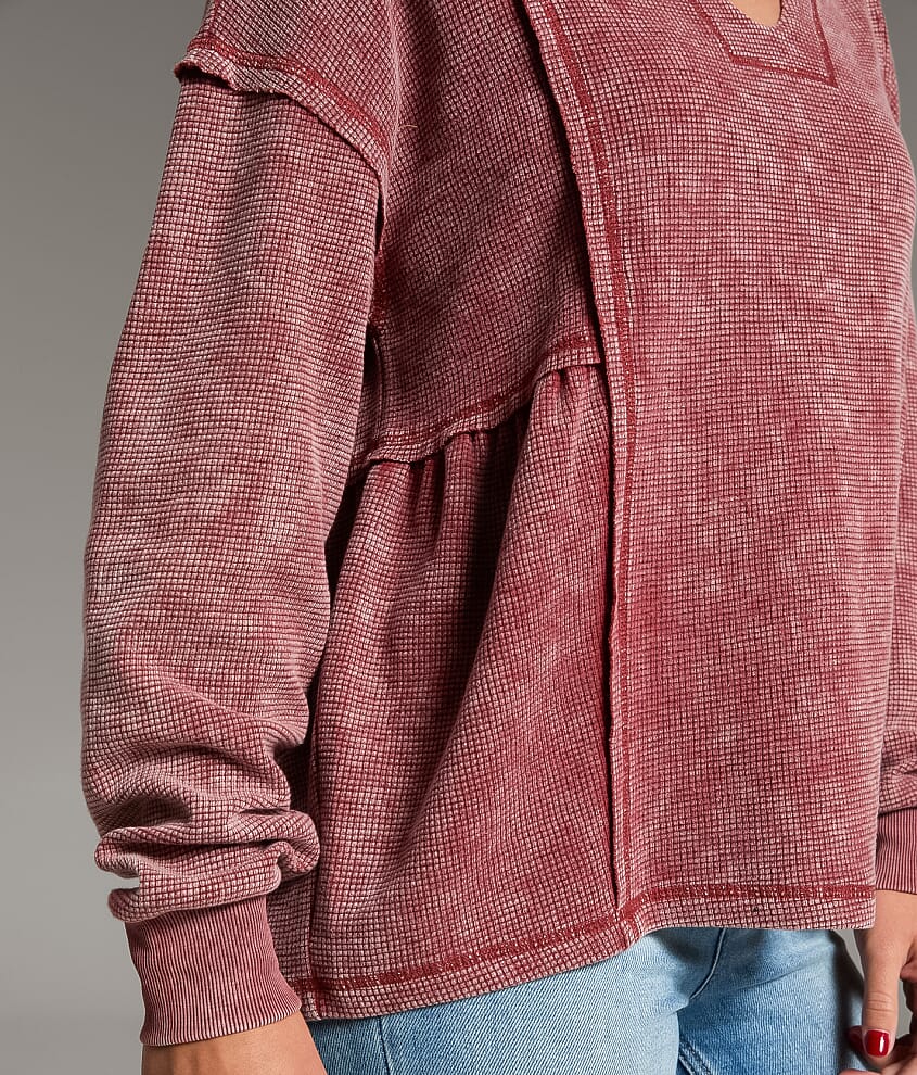 Raw Edge Washed Thermal - thumbnail 4