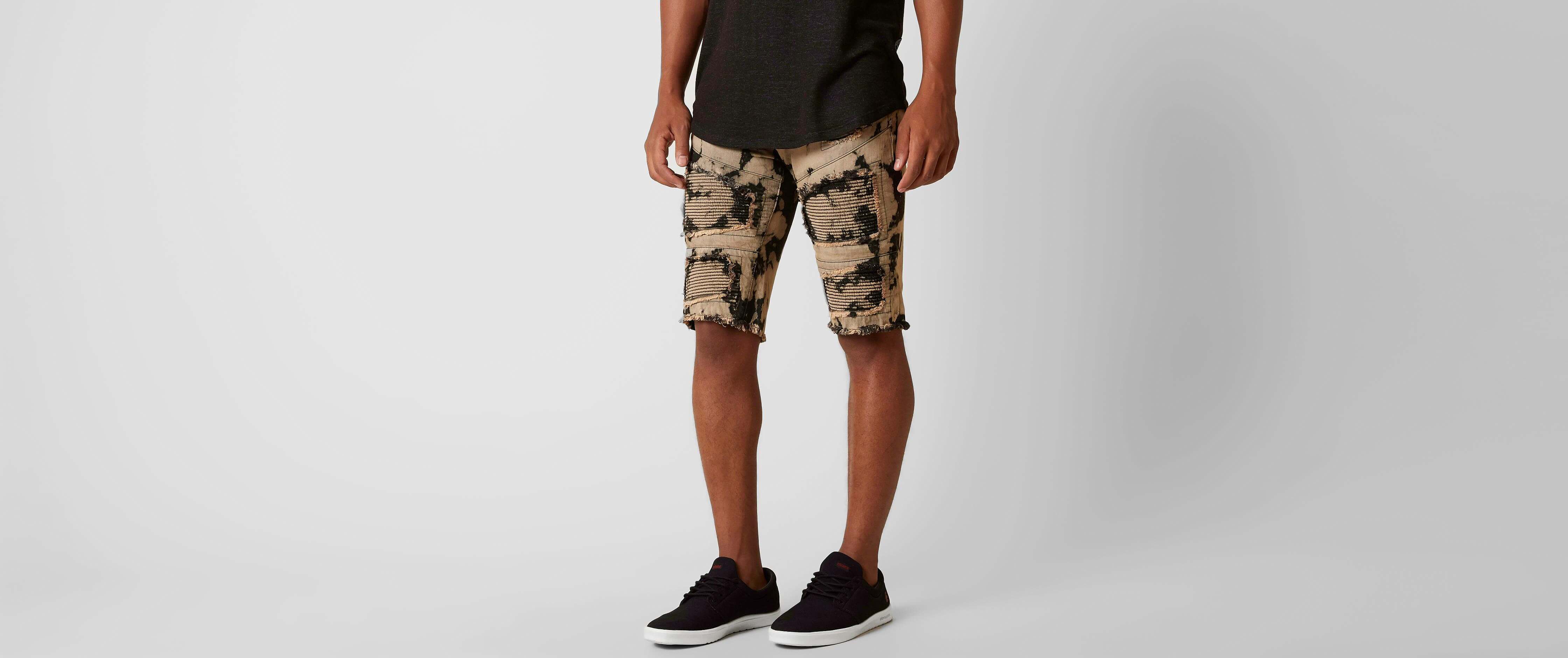 grindhouse men's black distressed jeans