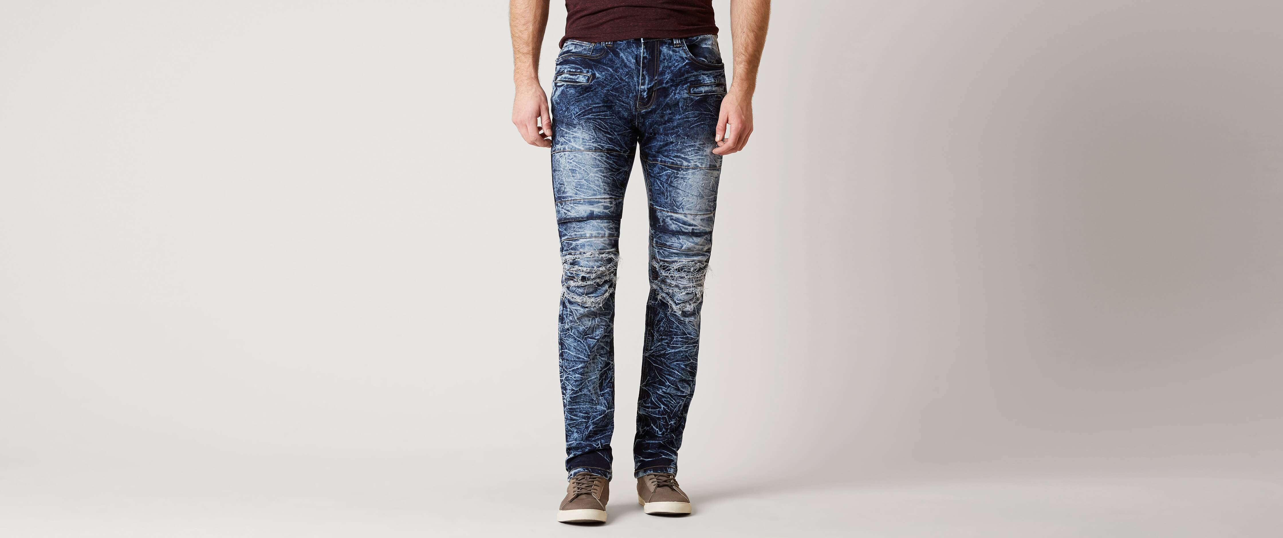 grindhouse men's ripped denim jeans