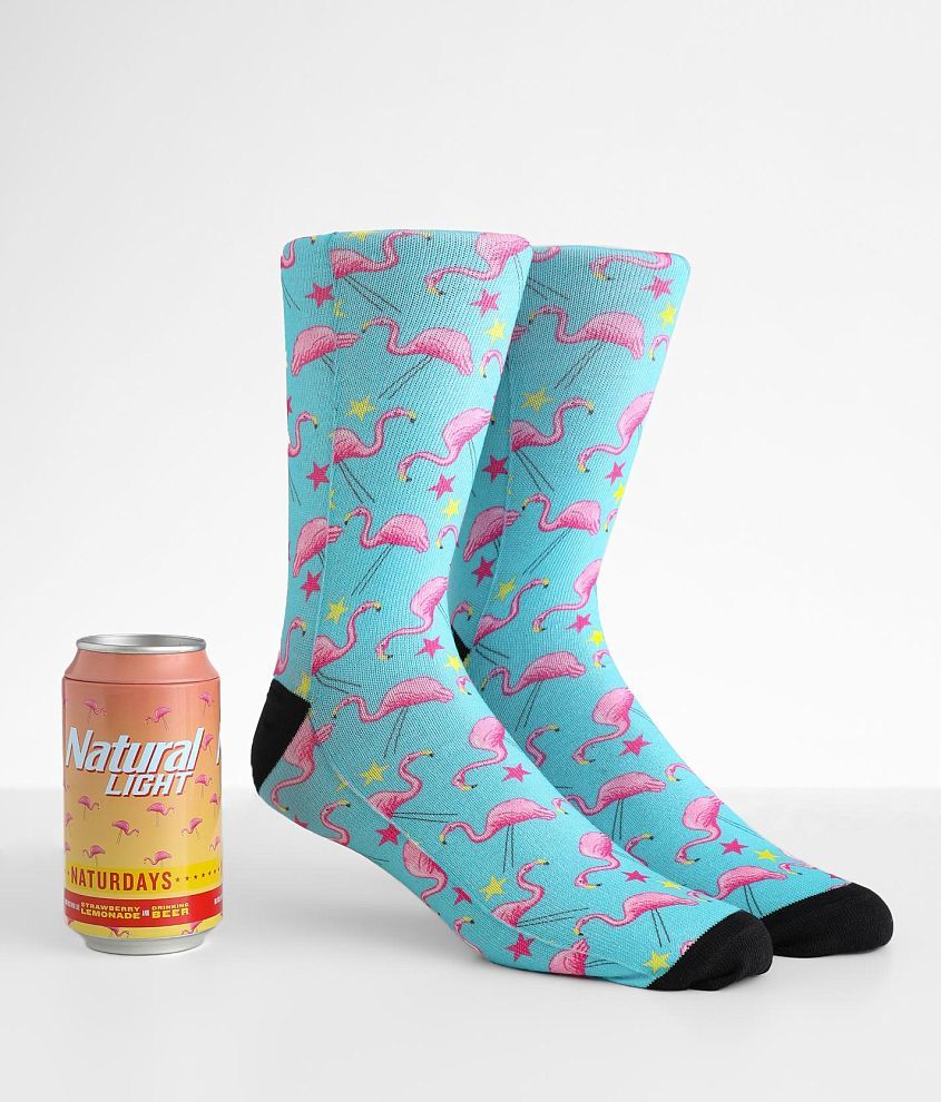 H3 Headwear Natural Light&#174; Beer Can Socks front view