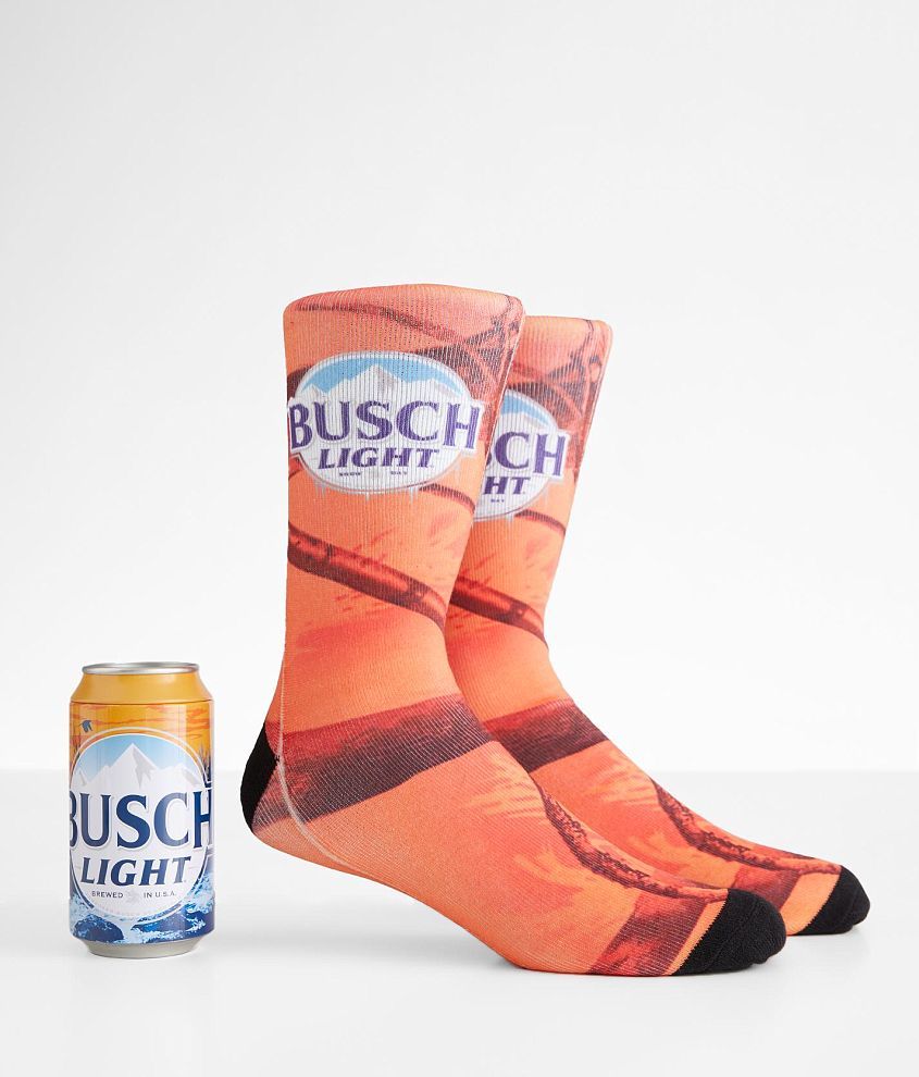 H3 Headwear Busch Light&#174; Beer Can Socks front view