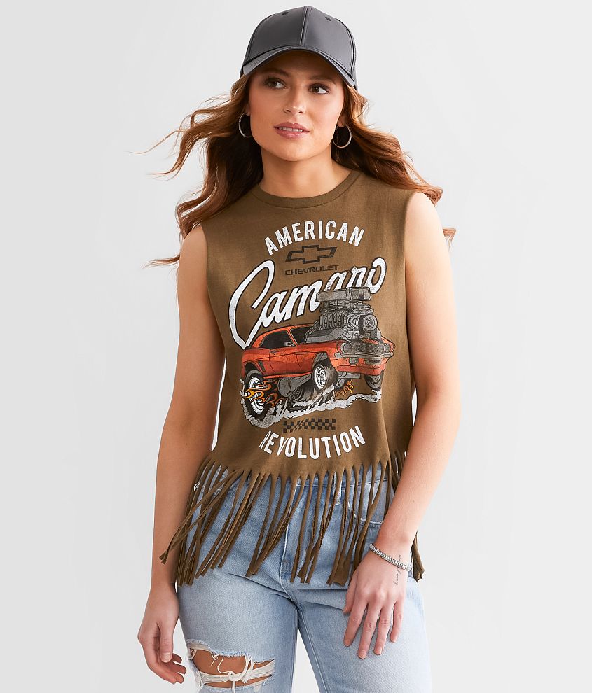 H3 Sport Gear Chevy Camaro Fringe Tank Top