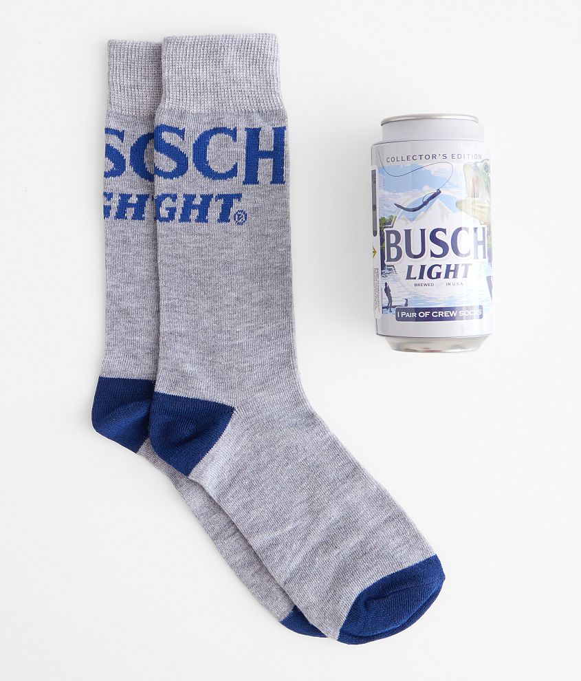 Light Blue Beer Crew Sock