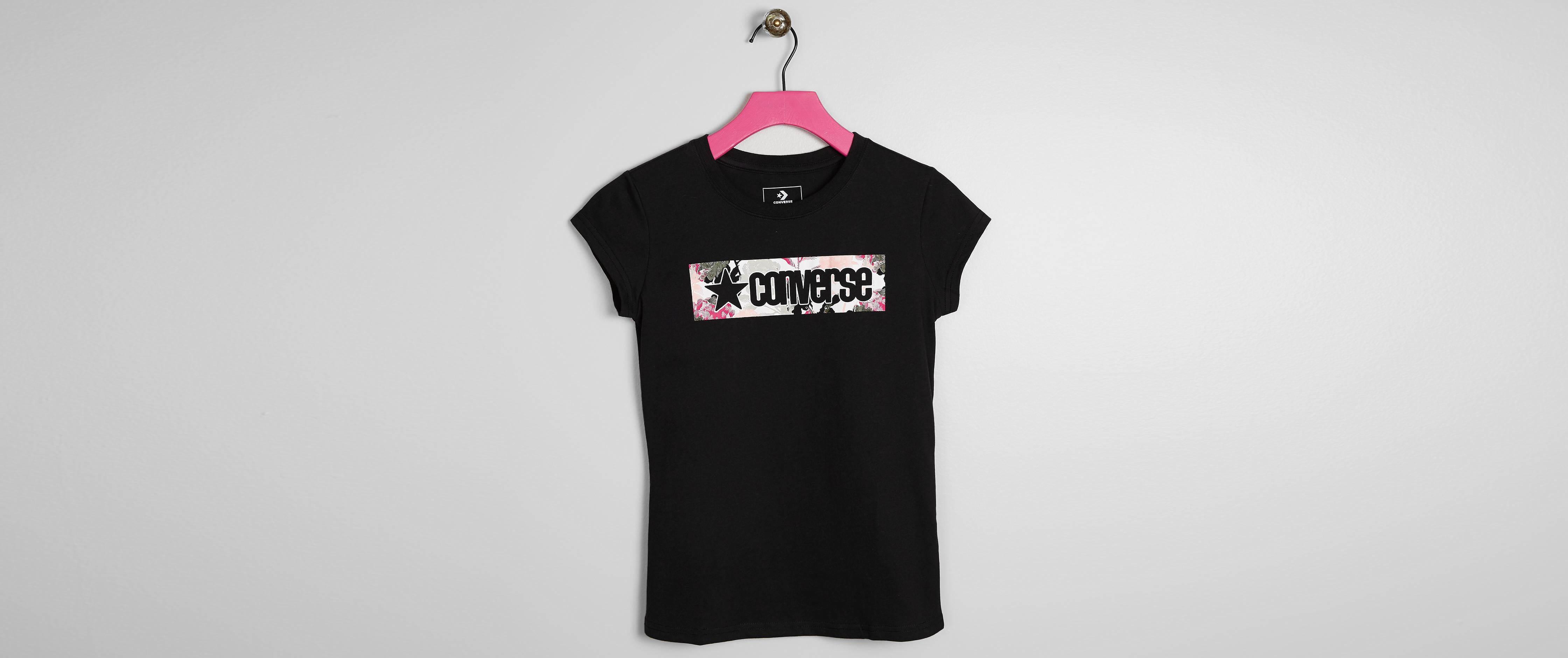 Girls - Converse Box Print T-Shirt 