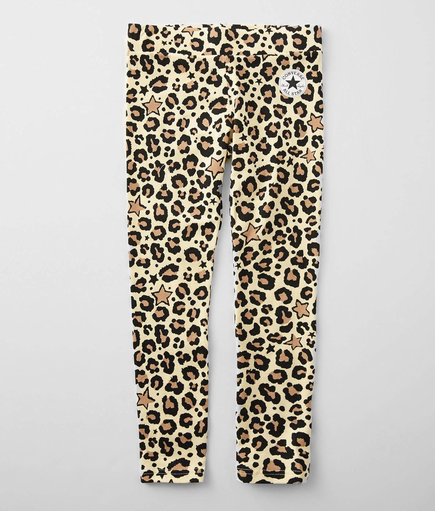girls leopard converse