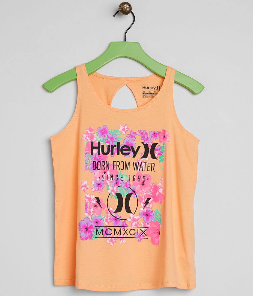 Girls - Hurley Boxed In Tank Top front view
