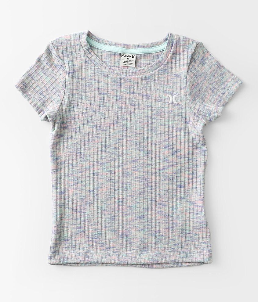 Girls - Hurley Space Dye Babydoll T-Shirt front view