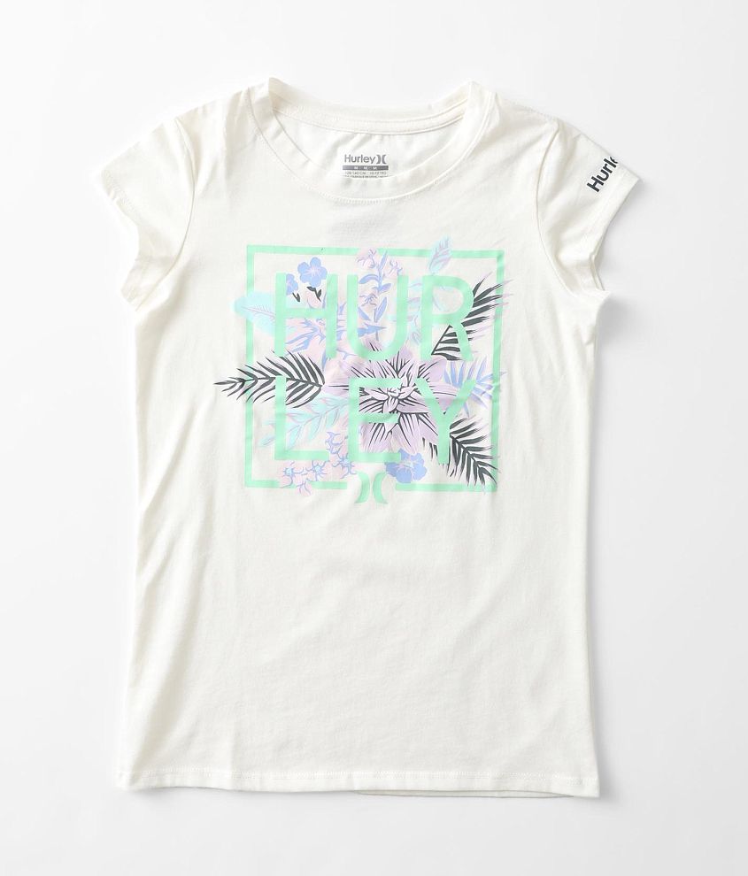 Girls - Hurley Floral Stack T-Shirt front view