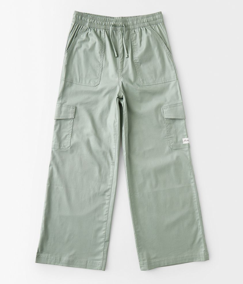 Girls - Hurley Cargo Wide Leg Stretch Pant front view