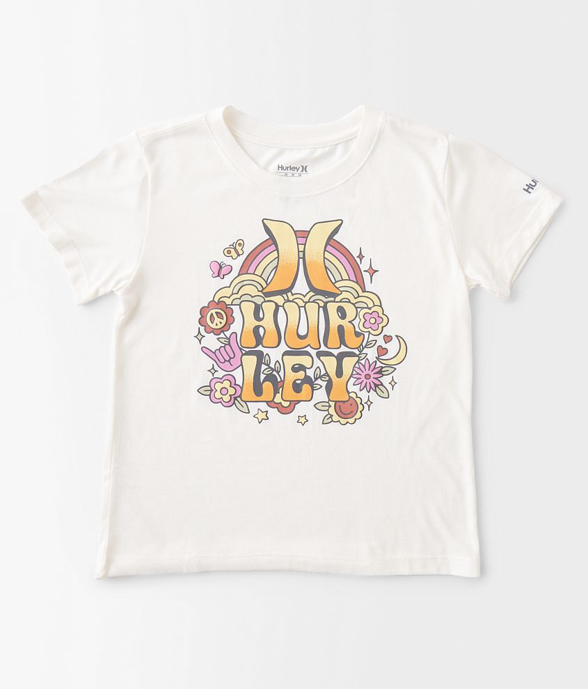 Girls - Hurley Peace & Love T-Shirt front view