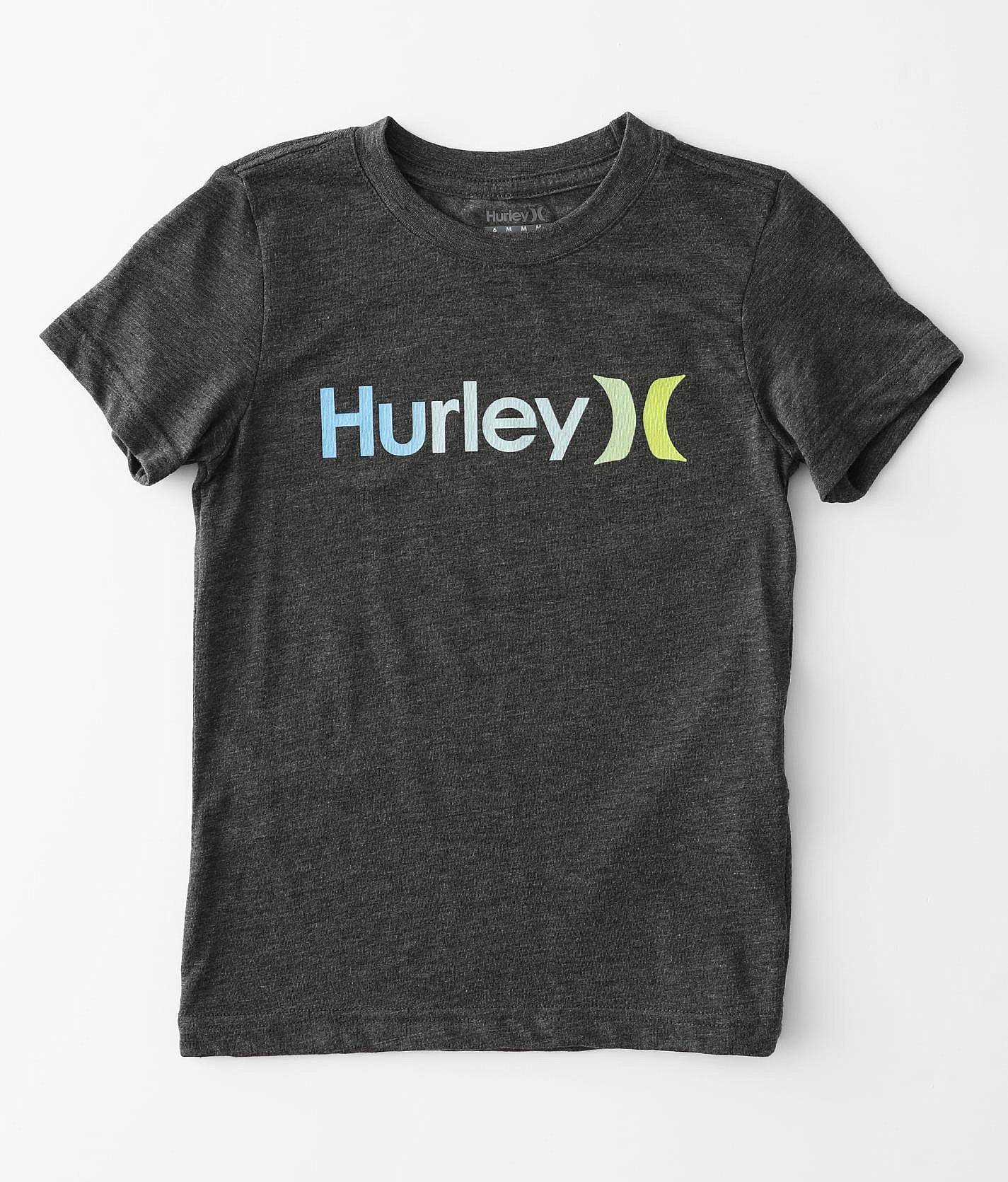 Boys - Hurley Logo T-Shirt - Boy's Graphic T-Shirts in Black