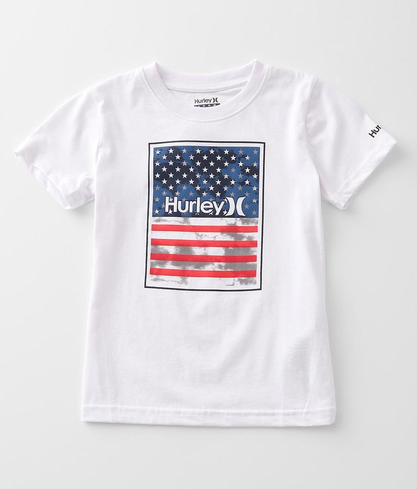 Little Boys Hurley Flag TShirt Boy's TShirts in White Buckle