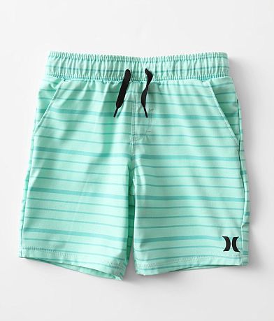 Hurley Little Boys - Striped Hybrid Stretch Walkshort front view