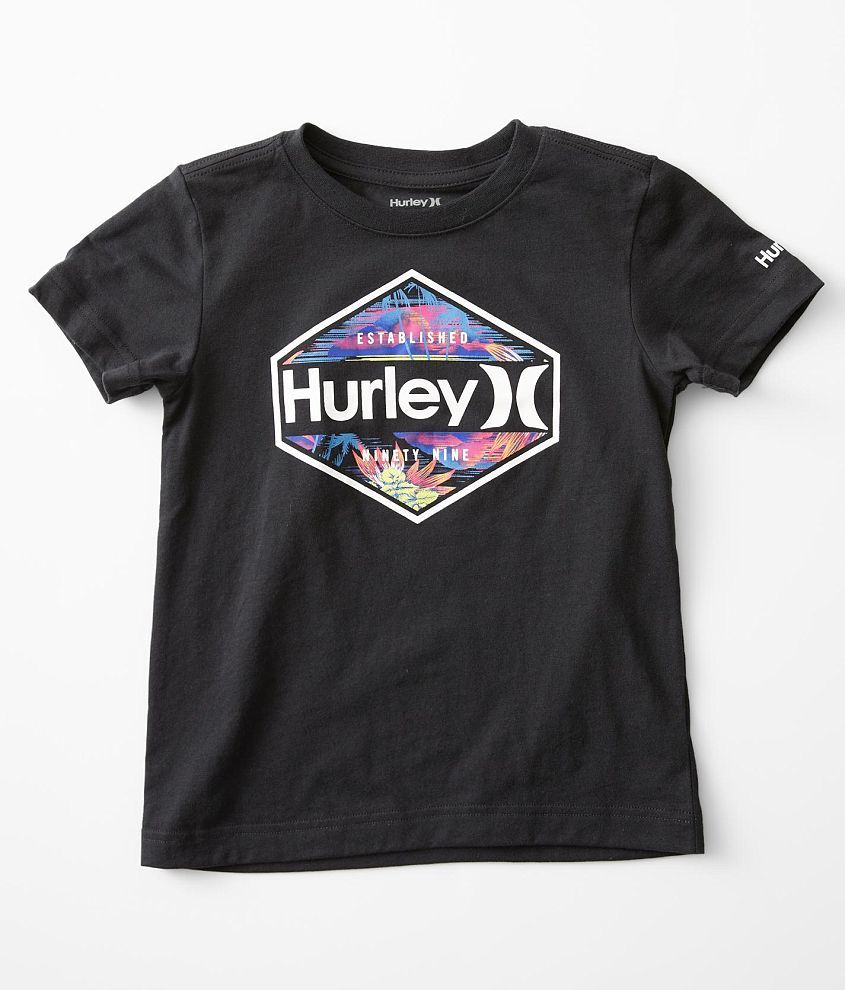 Little Boys - Hurley Hex N Efx T-Shirt - Boy's T-Shirts in Black | Buckle