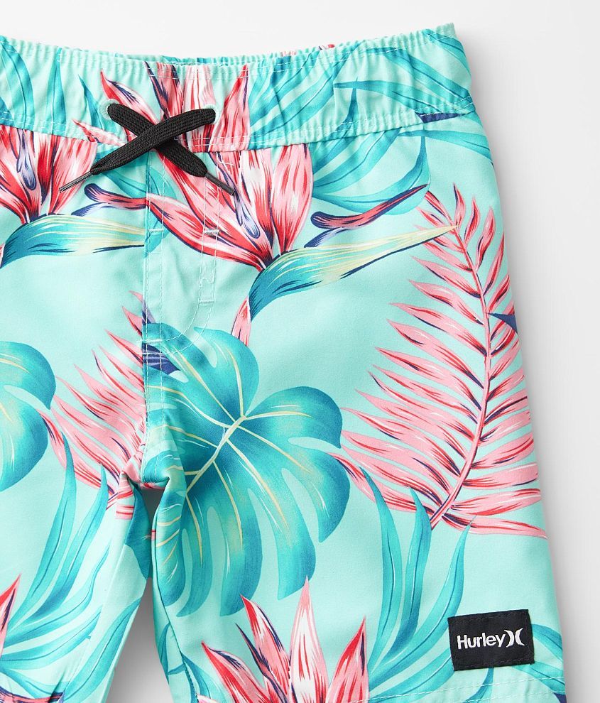 Little Boys - Tropical Print Swim Trunks