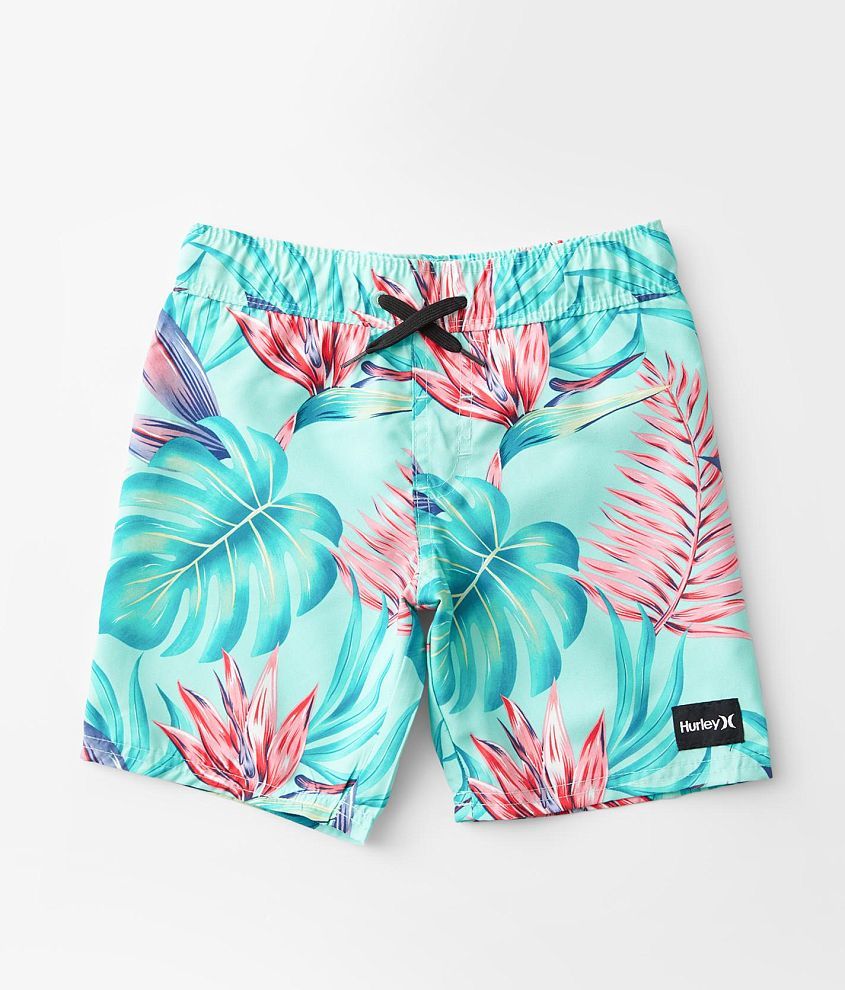 Little Boys - Hurley Tropical Print Swim Trunks