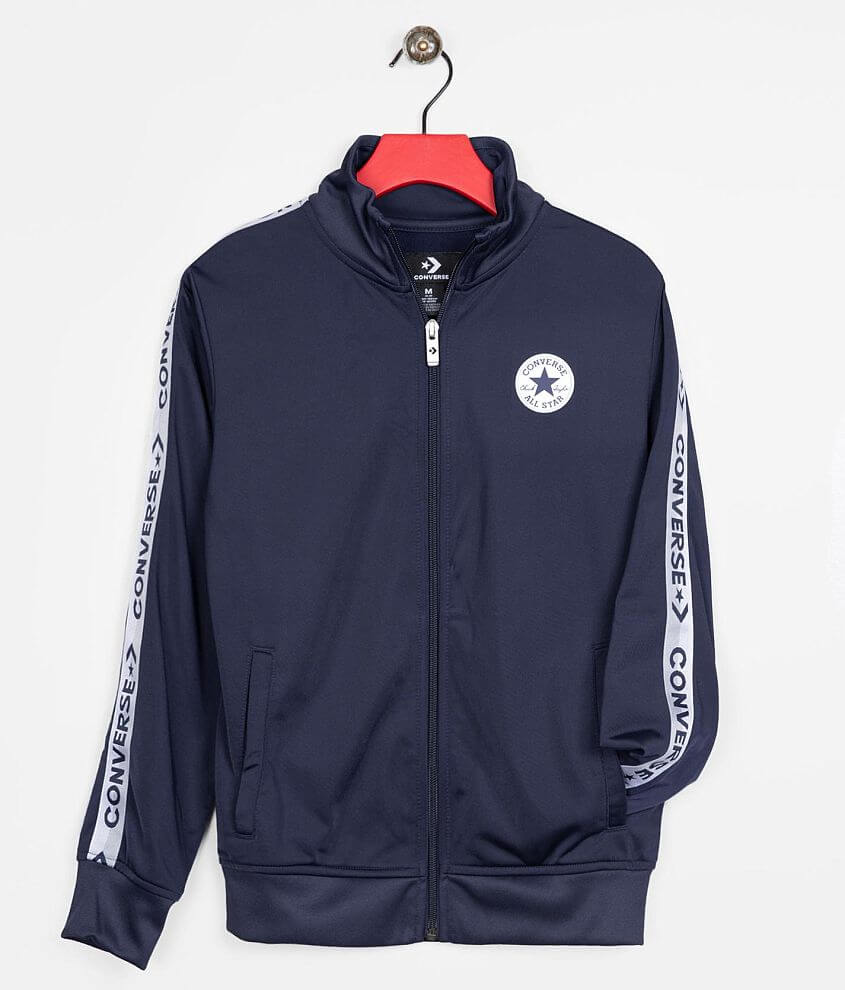 difícil Aislar Producto Boys - Converse Track Jacket - Boy's Coats/Jackets in Obsidian Wolf Grey |  Buckle