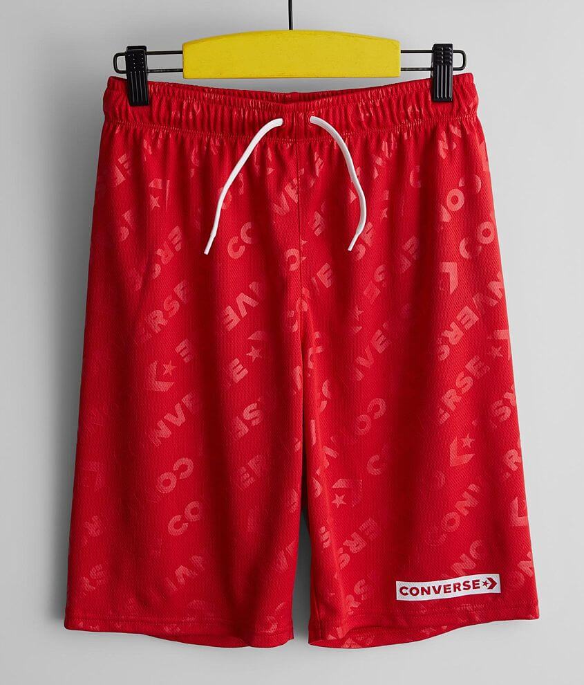 Boys Converse Workmark Mesh Short Boy S Shorts In University Red Buckle