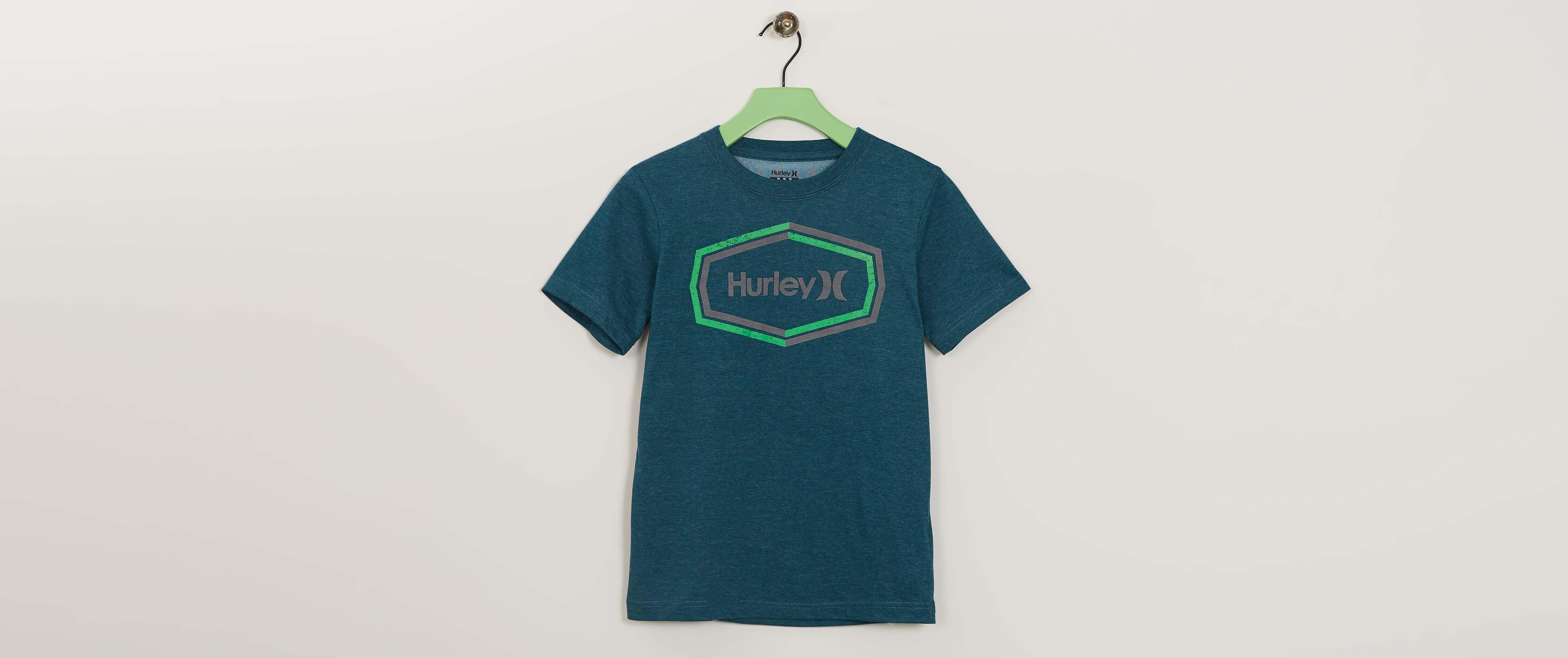 Boys Hurley Shine Dri-FIT T-Shirt Clothing in Space Blue