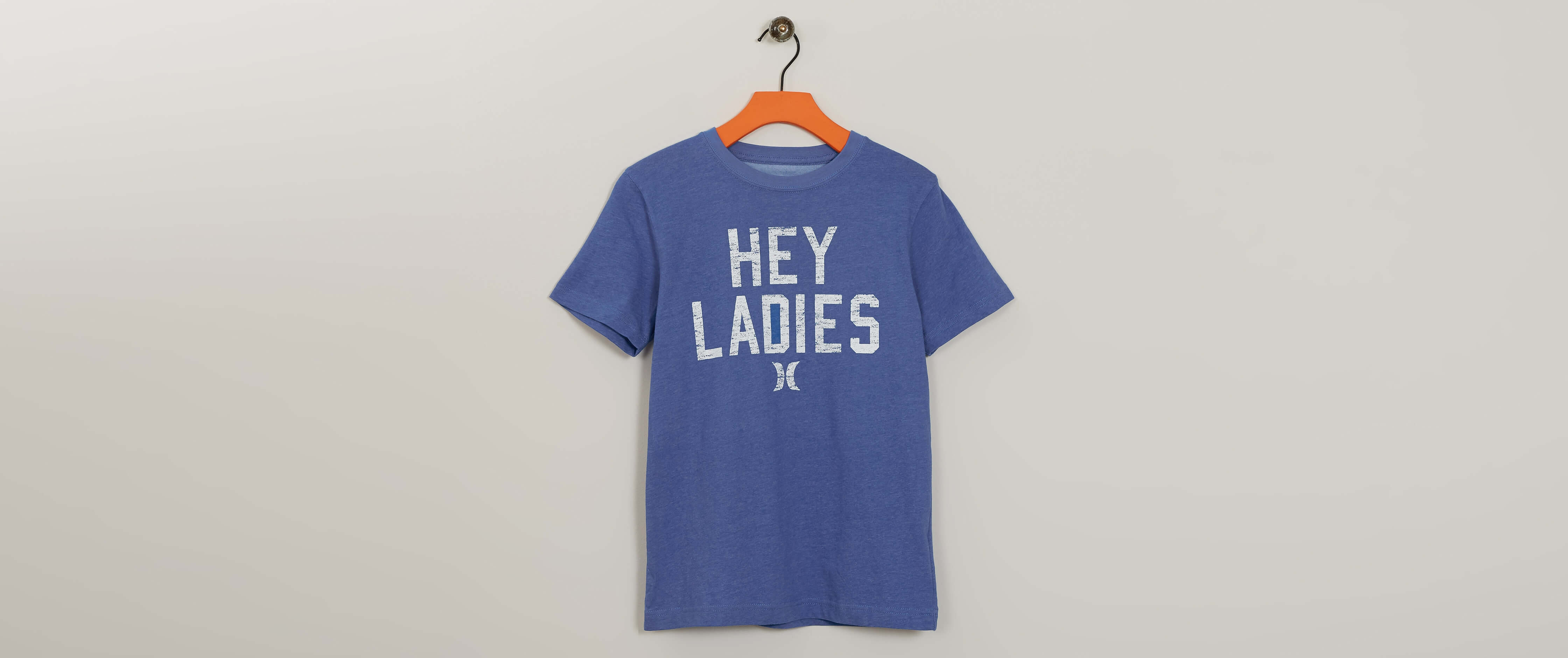 Boys Hurley Hey Ladies Dri-FIT T-Shirt Clothing in Blue