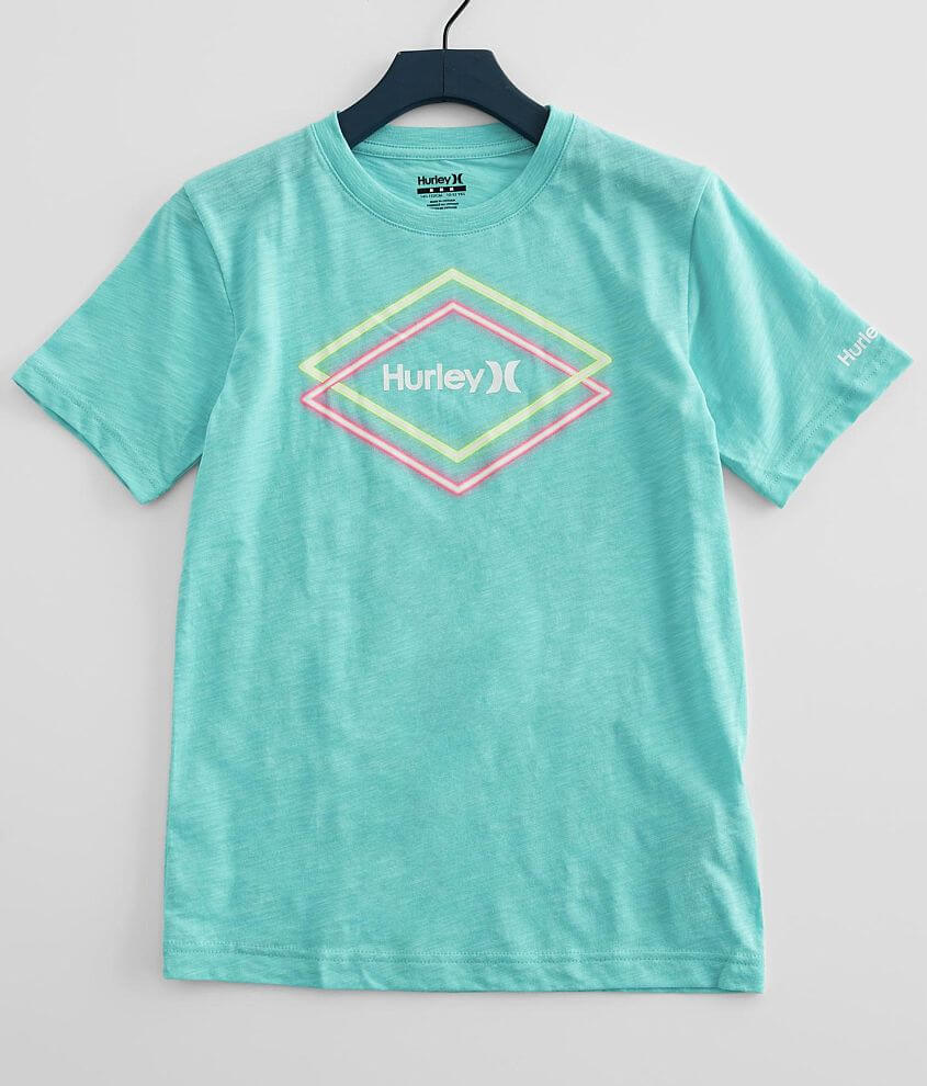 Boys - Hurley Neon Diamond T-Shirt front view