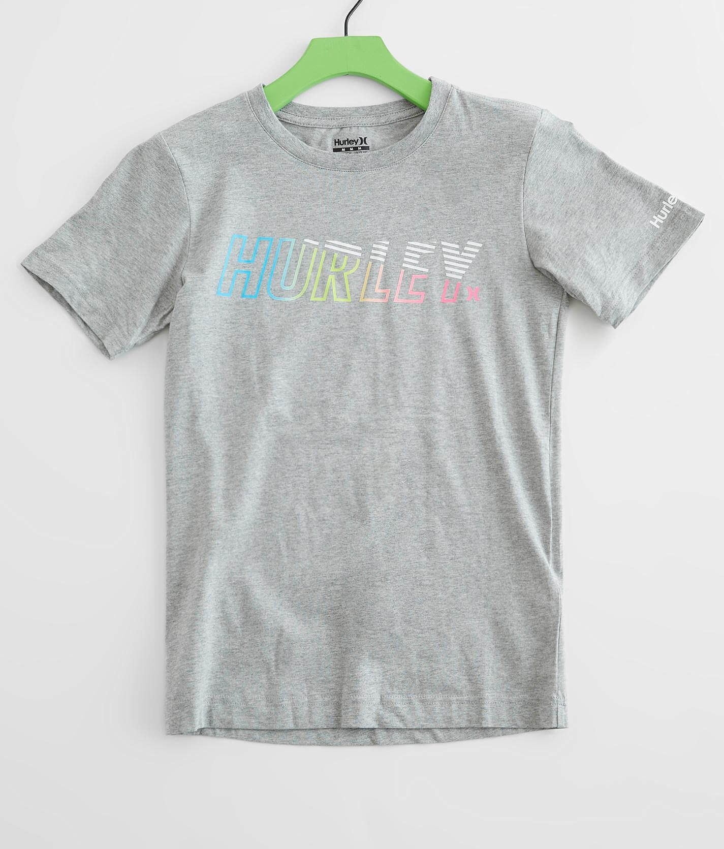 Hurley Big Boys' One And Only Comfort T-Shirt – Dark Grey Heather, Soft Everyday Wear 1 thumbnail image