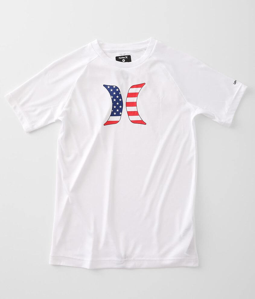 Boys - Hurley Icon Flag T-Shirt front view