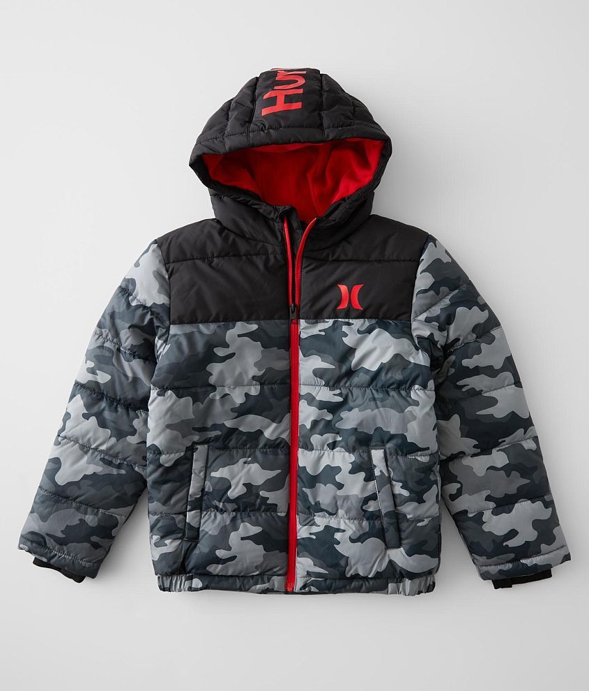 Boys grey hot sale puffer coat