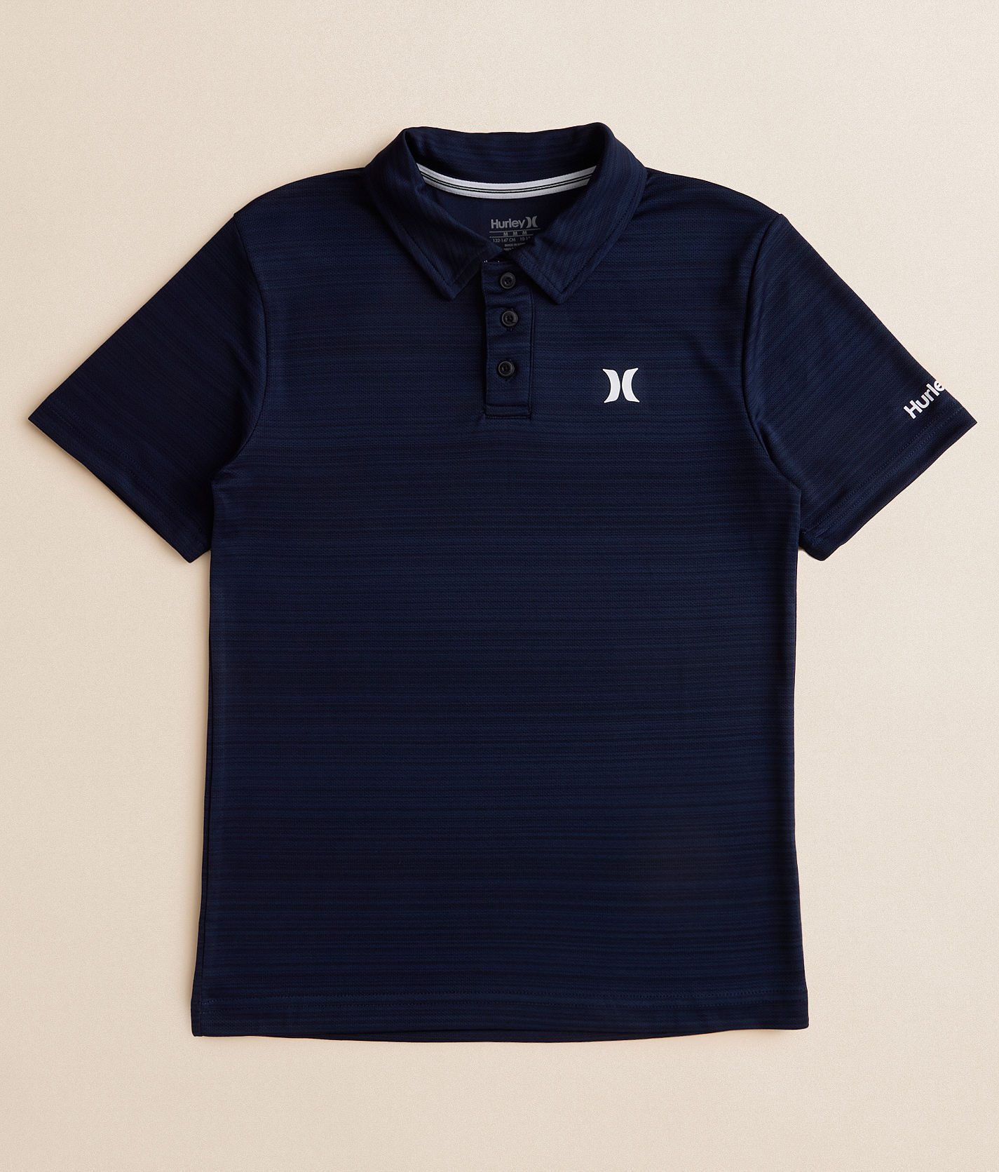 Boys - Hurley Belmont Polo - Boy's Polos in Obsidian Heather