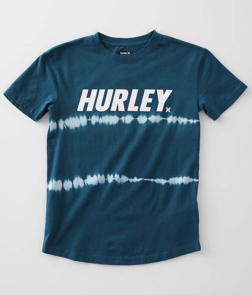Boys - Hurley Tie-Dye T-Shirt - Boy's T-Shirts in Valerian Blue | Buckle
