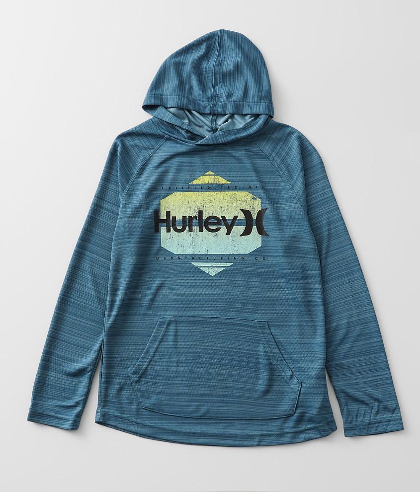 Boys - Hurley Bellmont Striped Hoodie front view