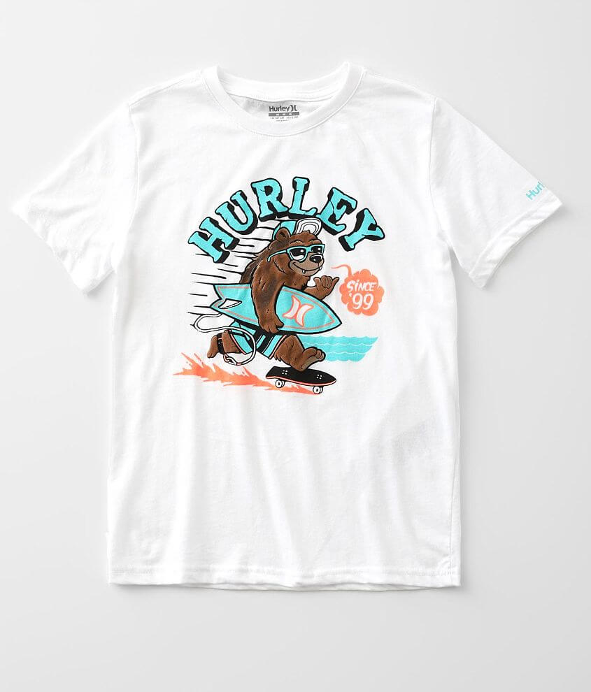 Boys - Hurley Surfing Bear T-Shirt front view