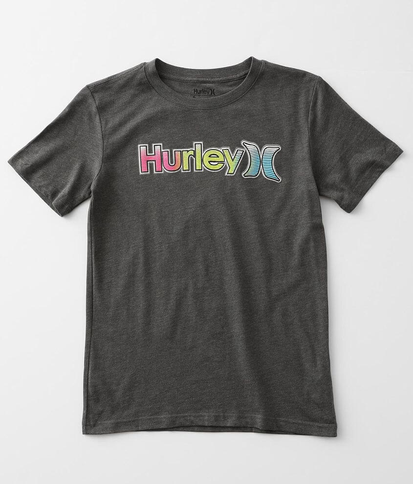 Boys - Hurley Gradient Neon T-Shirt front view