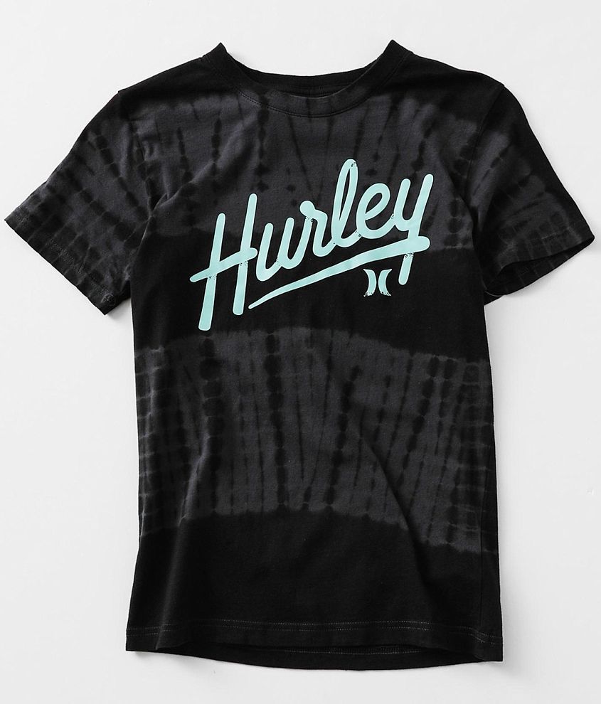 Boys - Hurley Tie-Dye Script T-Shirt front view