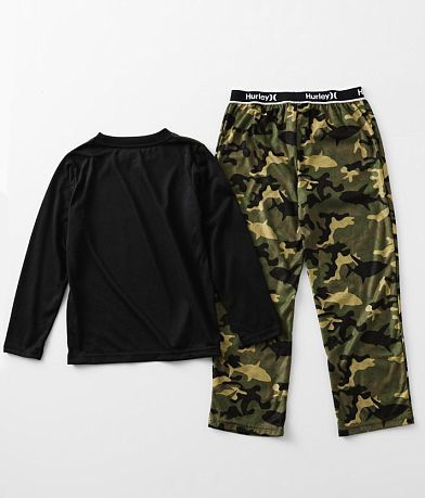 Hurley Boys - Camo 2 Piece Pajama Set BACK