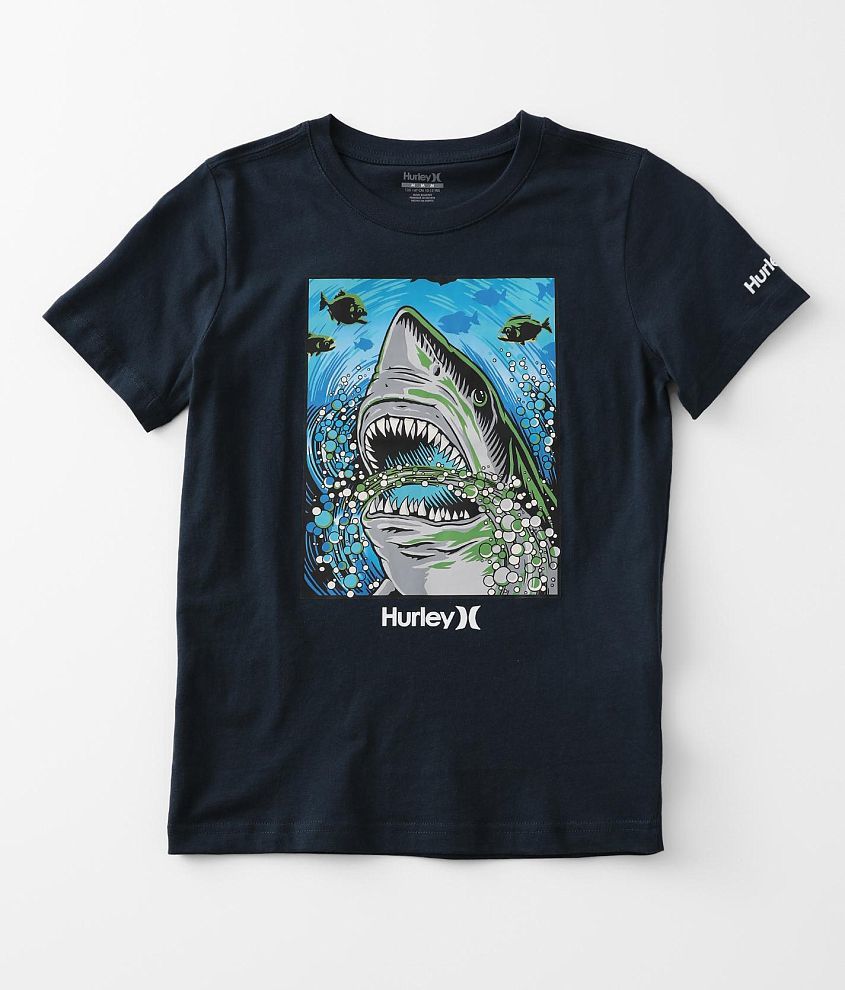 Boys - Hurley Mega Shark T-Shirt front view
