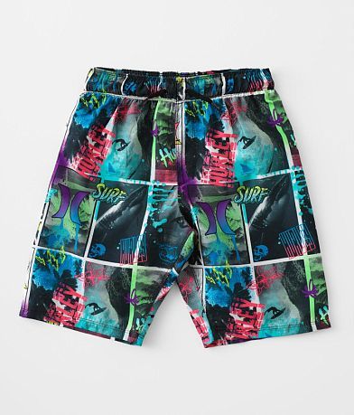 Hurley Boys - Hot Off The Press Swim Trunks front view