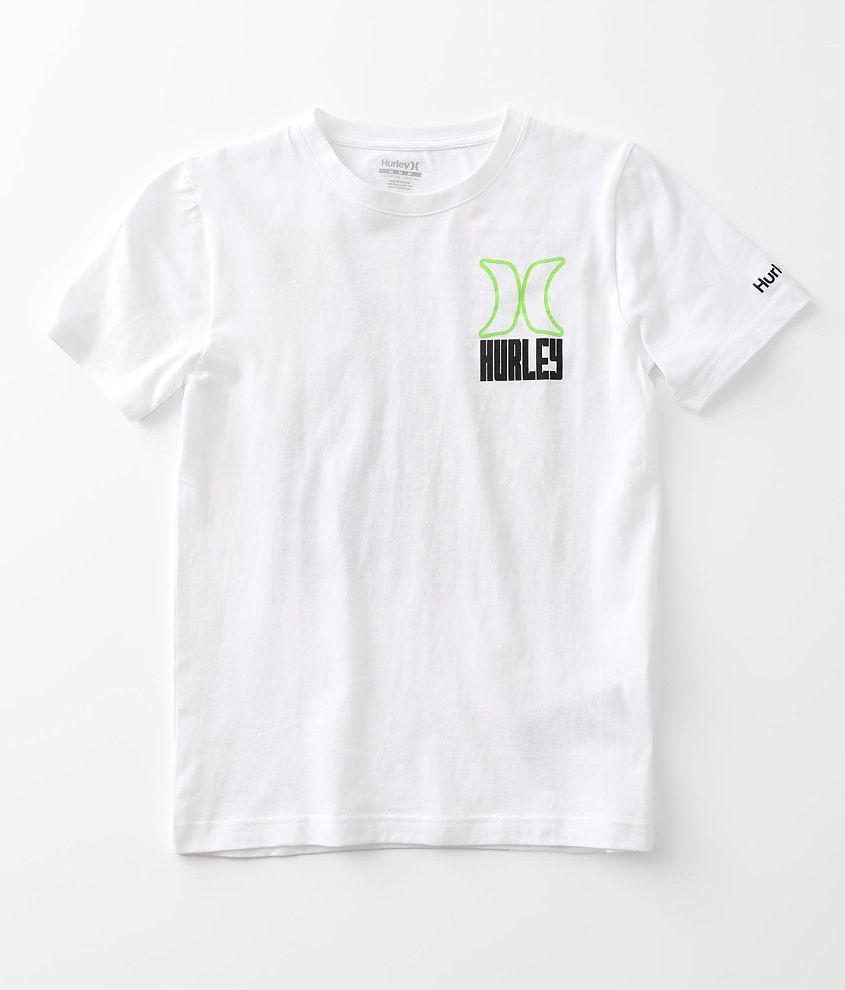 Boys - Hurley Logo T-Shirt - Boy's T-Shirts in White | Buckle