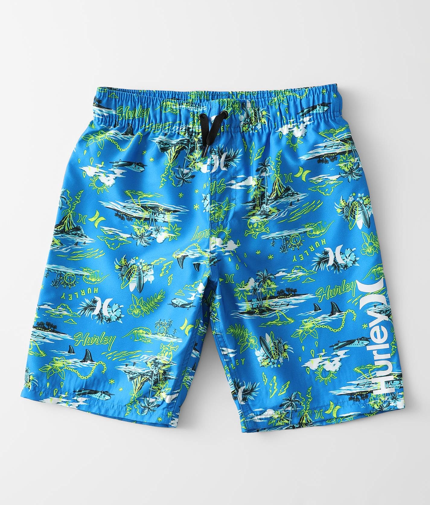 Boys hurley swim trunks online