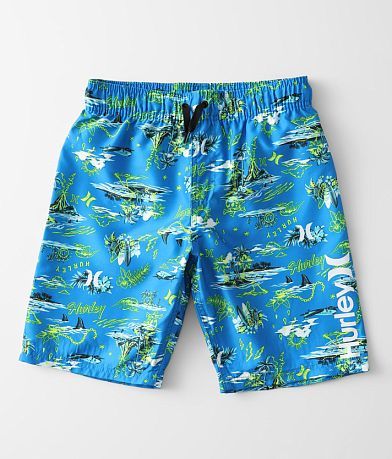 Boys - Huk Pursuit Volley Stretch Swim Trunks - Boy's Swimwear in