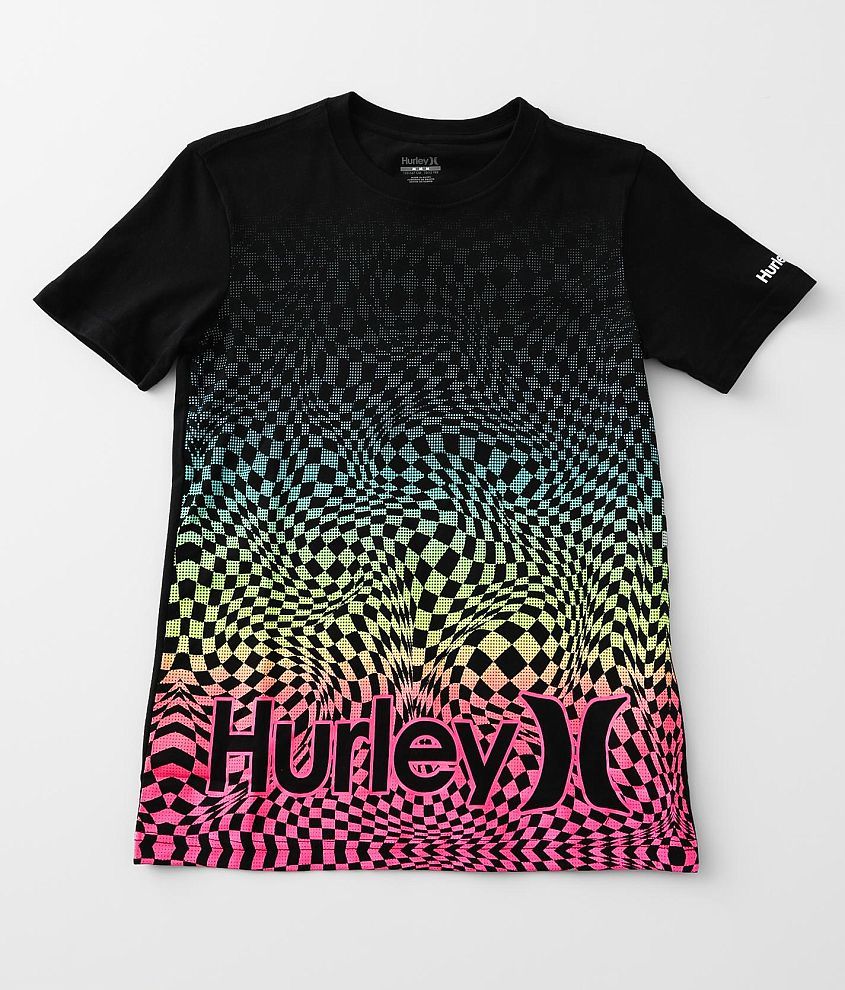 Boys - Hurley Checker Swirl T-Shirt front view