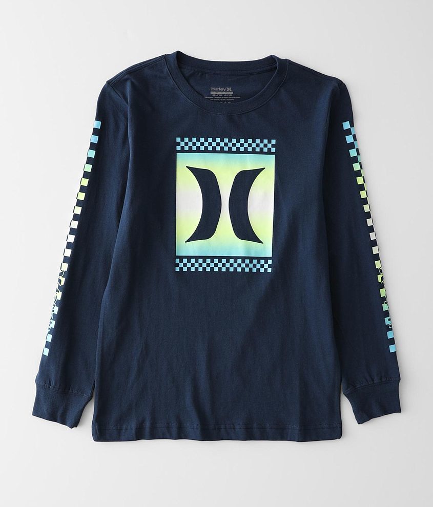 Little Boys - Hurley Techno Stack T-Shirt - Boy's T-Shirts in Melon Tint