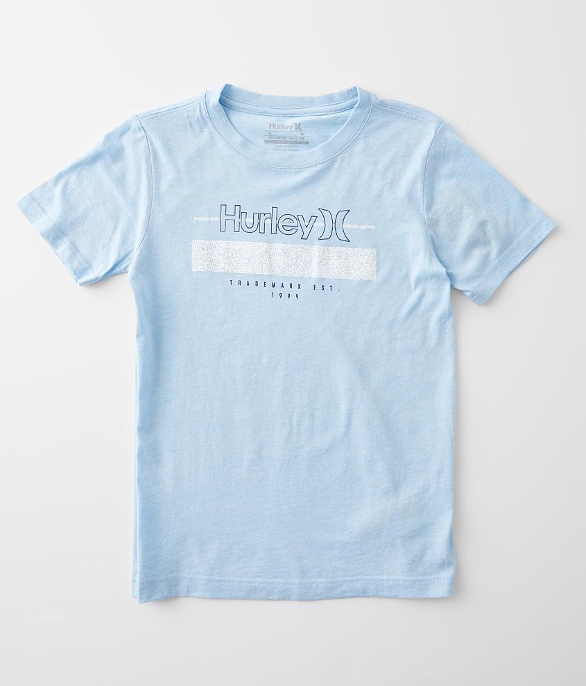 Blue hurley hot sale shirt